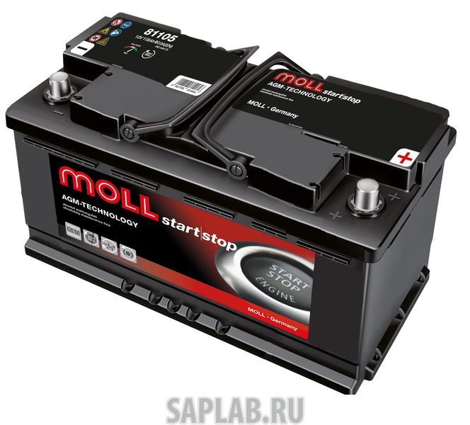 Купить запчасть  MOLL - 1508 Аккумулятор MOLL AGM 105R