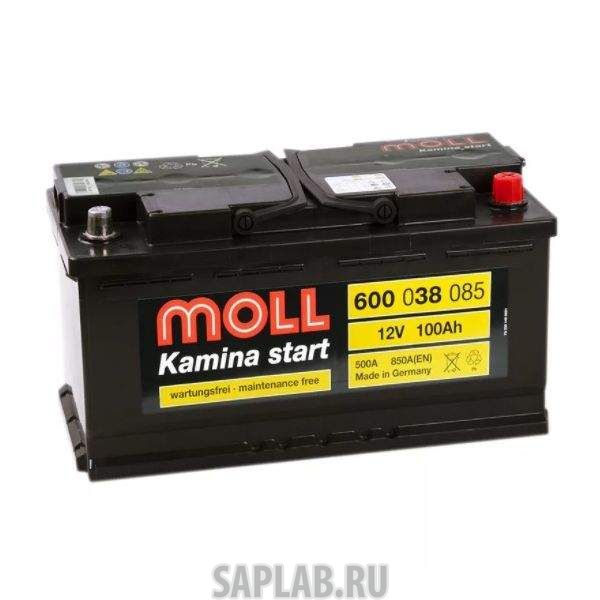 Купить запчасть  MOLL - 600113085 Аккумулятор MOLL Kamina Start 100R 850A 353x175x190