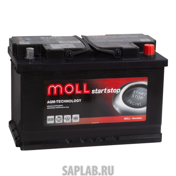 Купить запчасть  MOLL - AGM70R Аккумулятор MOLL AGM 70R 537