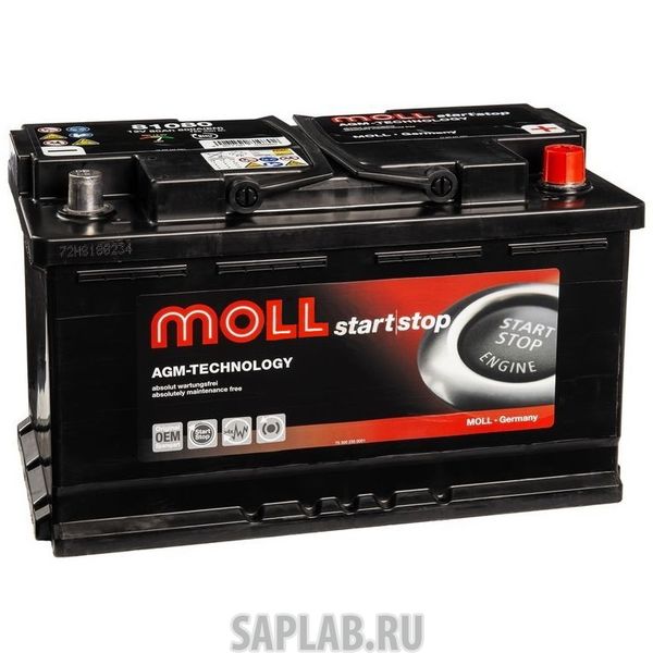 Купить запчасть  MOLL - AGM80R Аккумулятор MOLL AGM 80R