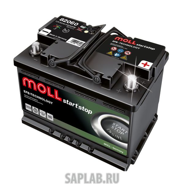 Купить запчасть  MOLL - EFB60R Аккумулятор MOLL EFB 60R 539