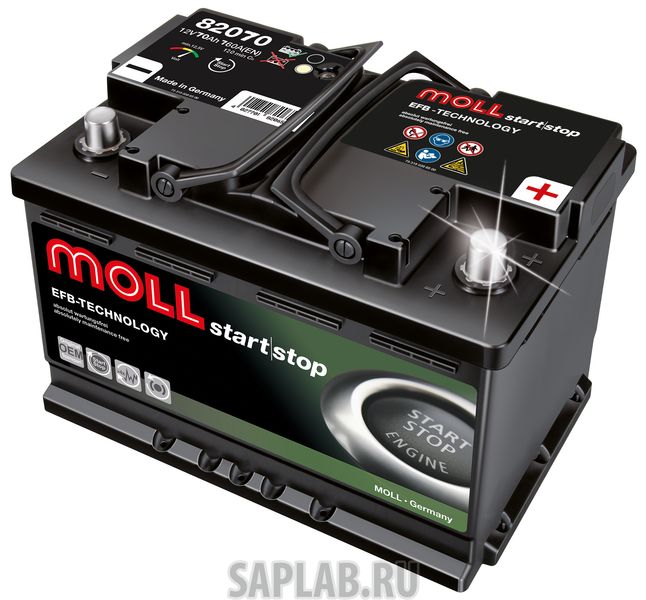 Купить запчасть  MOLL - EFB70R Аккумулятор MOLL EFB 70R 541