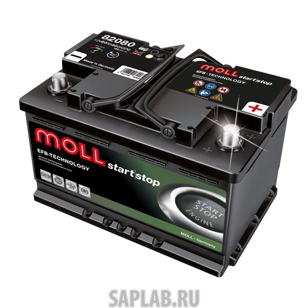 Купить запчасть  MOLL - EFB80R Аккумулятор MOLL EFB 80R 543