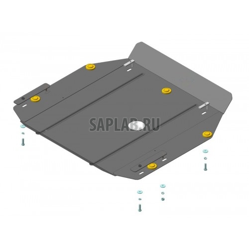 Купить запчасть MOTODOR - 01008 Защита картера двигателя, КПП Kia Carnival (UP) 1999-2002 Kia Carnival II 2002-2006 V=2,9 TD (сталь 2 мм)( Киа Кия Карнивал Карнавал \ Киа Кия Карнивал Карнавал 2 \)