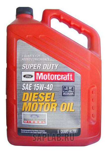 Купить запчасть MOTORCRAFT - XO15W405QSD Моторное масло Motorcraft Super Duty Diesel 15W-40 4,73л