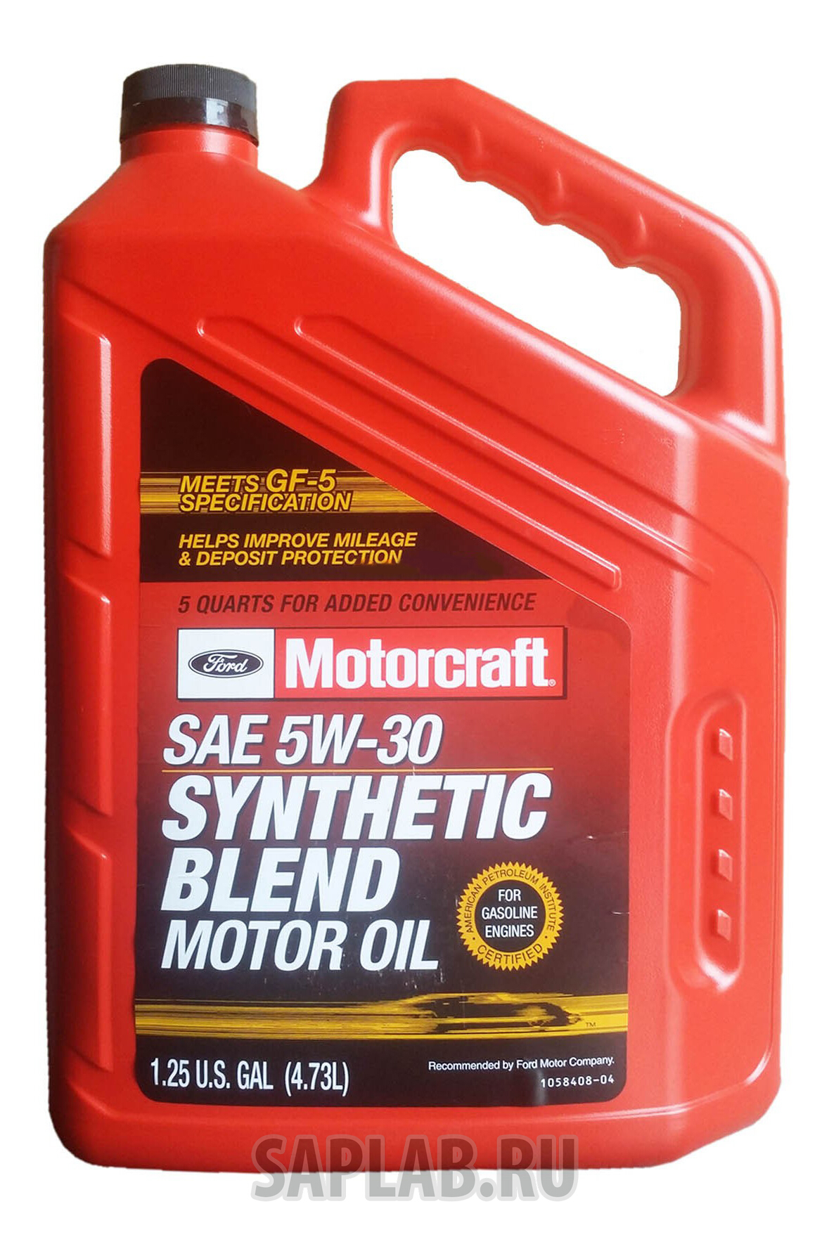 Купить запчасть MOTORCRAFT - XO5W305Q3SP Моторное масло Motorcraft Premium Synthetic Blend 5W-30 4,73л