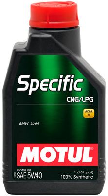 Купить запчасть MOTUL - 101717 Моторное масло Motul Specific CNG/LPG SAE 5W-40 1л