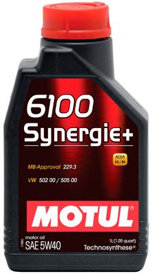 Купить запчасть MOTUL - 102319 Моторное масло Motul 6100 Synergie+ 5W-40 60л