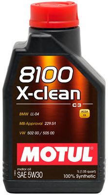 Купить запчасть MOTUL - 102785 Моторное масло Motul 8100 X-clean 5w-30 1л