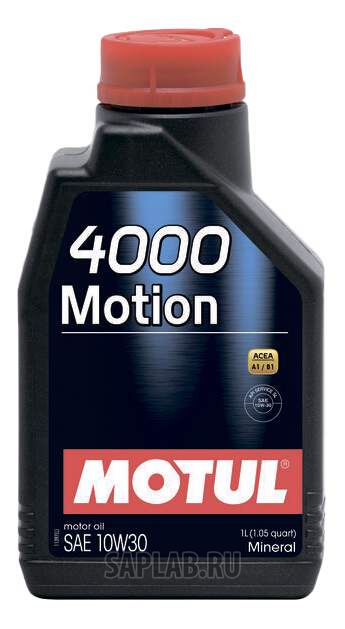 Купить запчасть MOTUL - 102813 Моторное масло Motul 4000 Motion 10W-30 1л