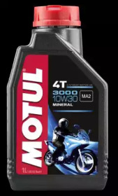 Купить запчасть MOTUL - 104042 Масло моторное MOTUL 3000 4T 10W-30 1л