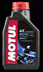 Купить запчасть MOTUL - 104045 Моторное масло Motul 3000 4T 10W-40 1л