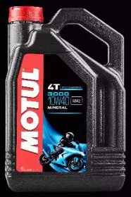 Купить запчасть MOTUL - 104046 Моторное масло Motul 3000 4T 10W-40 4л