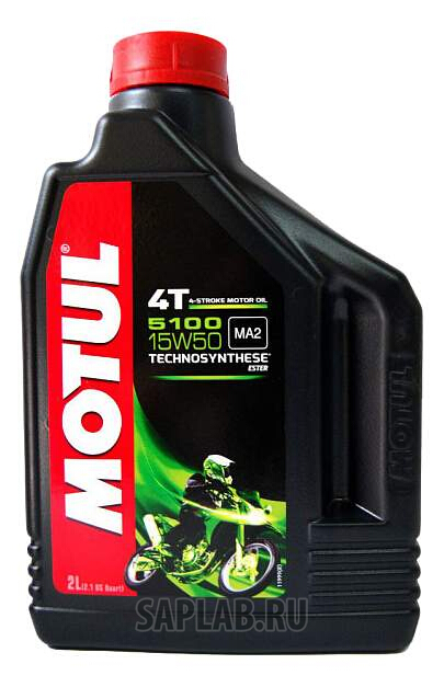 Купить запчасть MOTUL - 104082 Моторное масло Motul 5100 4T 15W-50 2л