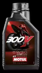 Купить запчасть MOTUL - 104108 Моторное масло Motul 300V 4T Factory Line Road Racing 5W-30 1л