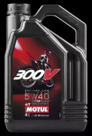 Купить запчасть MOTUL - 104135 Моторное масло Motul 300V 4T Factory Line Off Road 5W-40 4л