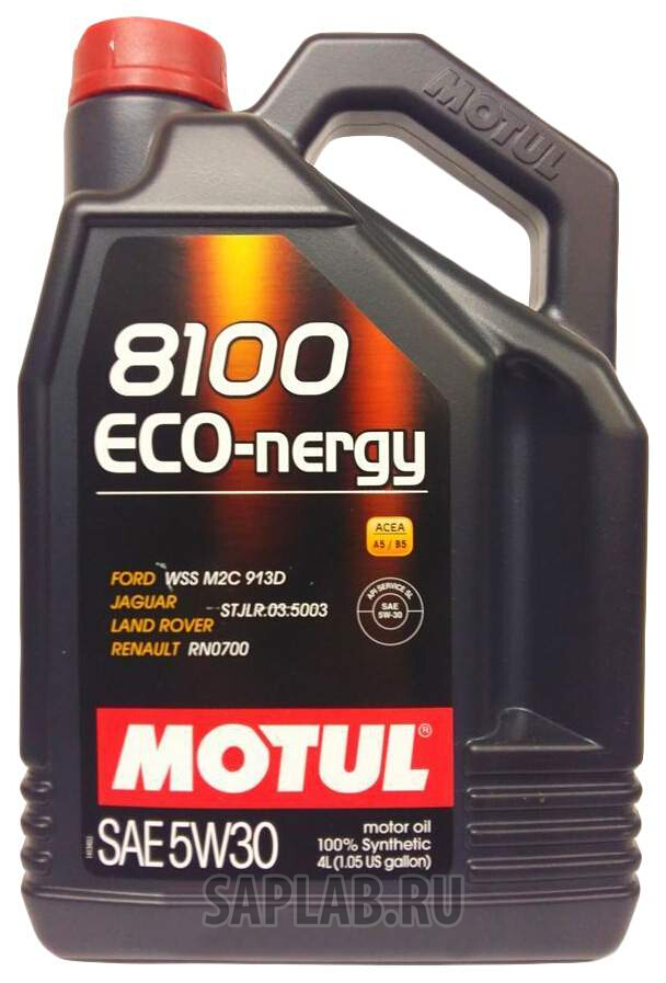 Купить запчасть MOTUL - 104257 Моторное масло Motul 8100 Eco-nergy 5w-30 4л