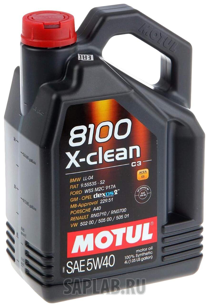 Купить запчасть MOTUL - 104720 Моторное масло Motul 8100 X-clean 5w-40 4л