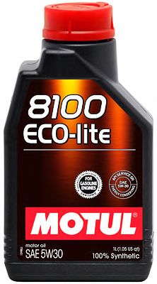 Купить запчасть MOTUL - 104987 Моторное масло Motul 8100 Eco-lite 5w-30 1л