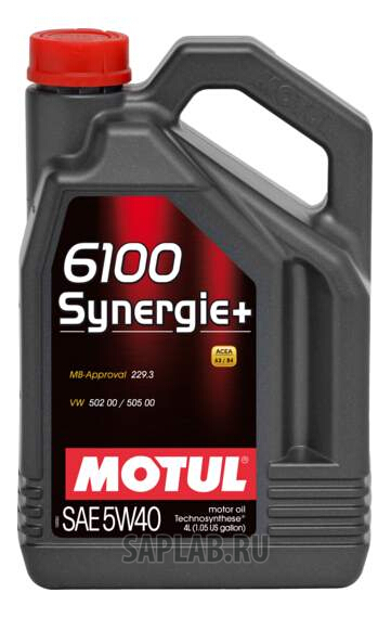 Купить запчасть MOTUL - 106020 Моторное масло Motul 6100 Synergie + 5w-40 4л