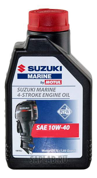 Купить запчасть MOTUL - 106103 Моторное масло Motul Suzuki Marine 4T Mineral 10W-40 1л