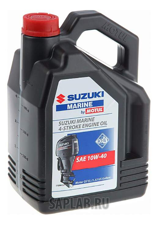 Купить запчасть MOTUL - 106104 Моторное масло Motul Suzuki Marine 4T Mineral 10W-40 5л