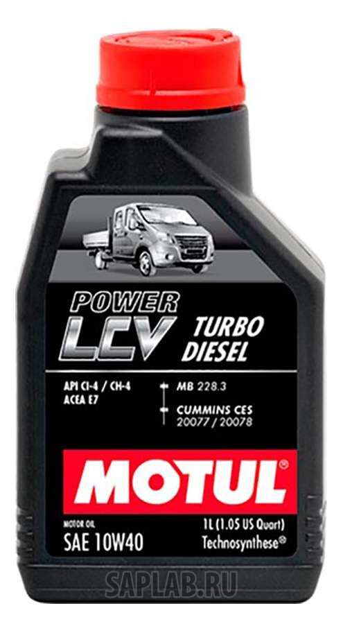 Купить запчасть MOTUL - 106135 Моторное масло Motul Power LCV Turbo Diesel 10W-40 1л