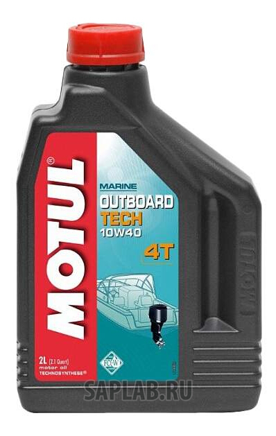 Купить запчасть MOTUL - 106368 Моторное масло Motul Outboard Tech 4T 10W-40 2л