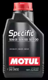 Купить запчасть MOTUL - 106429 Моторное масло Motul Specific 506 01/506 00/503 00 SAE 0W-30 1л