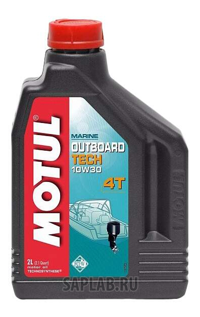 Купить запчасть MOTUL - 106446 Моторное масло Motul Outboard Tech 4T 10W-30 2л