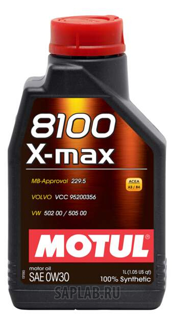 Купить запчасть MOTUL - 106569 Моторное масло Motul 8100 X-max 0w-30 1л