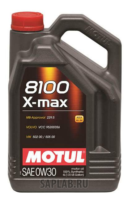 Купить запчасть MOTUL - 106601 Моторное масло Motul 8100 X-max 0w-30 4л