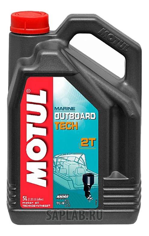 Купить запчасть MOTUL - 106615 Моторное масло Motul Outboard Tech 2T 5W-30 5л