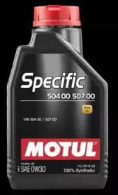 Купить запчасть MOTUL - 107049 Моторное масло Motul Specific 504 00/507 00 SAE 0W-30 1л