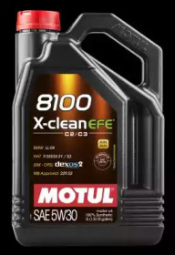 Купить запчасть MOTUL - 107206 Моторное масло Motul 8100 X-clen EFE 5W-30 5л