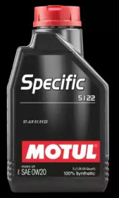 Купить запчасть MOTUL - 107304 Моторное масло Motul Specific 5122 SAE 0W-20 1л