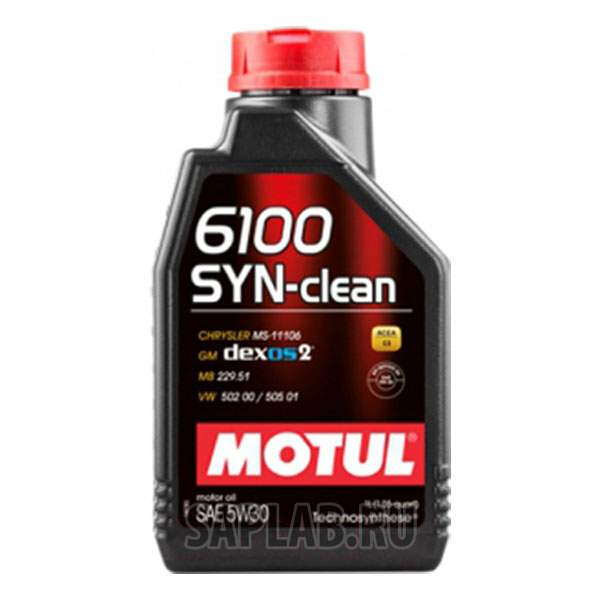 Купить запчасть MOTUL - 107947 Моторное масло Motul 6100 SYN-clean 5W-30 1л