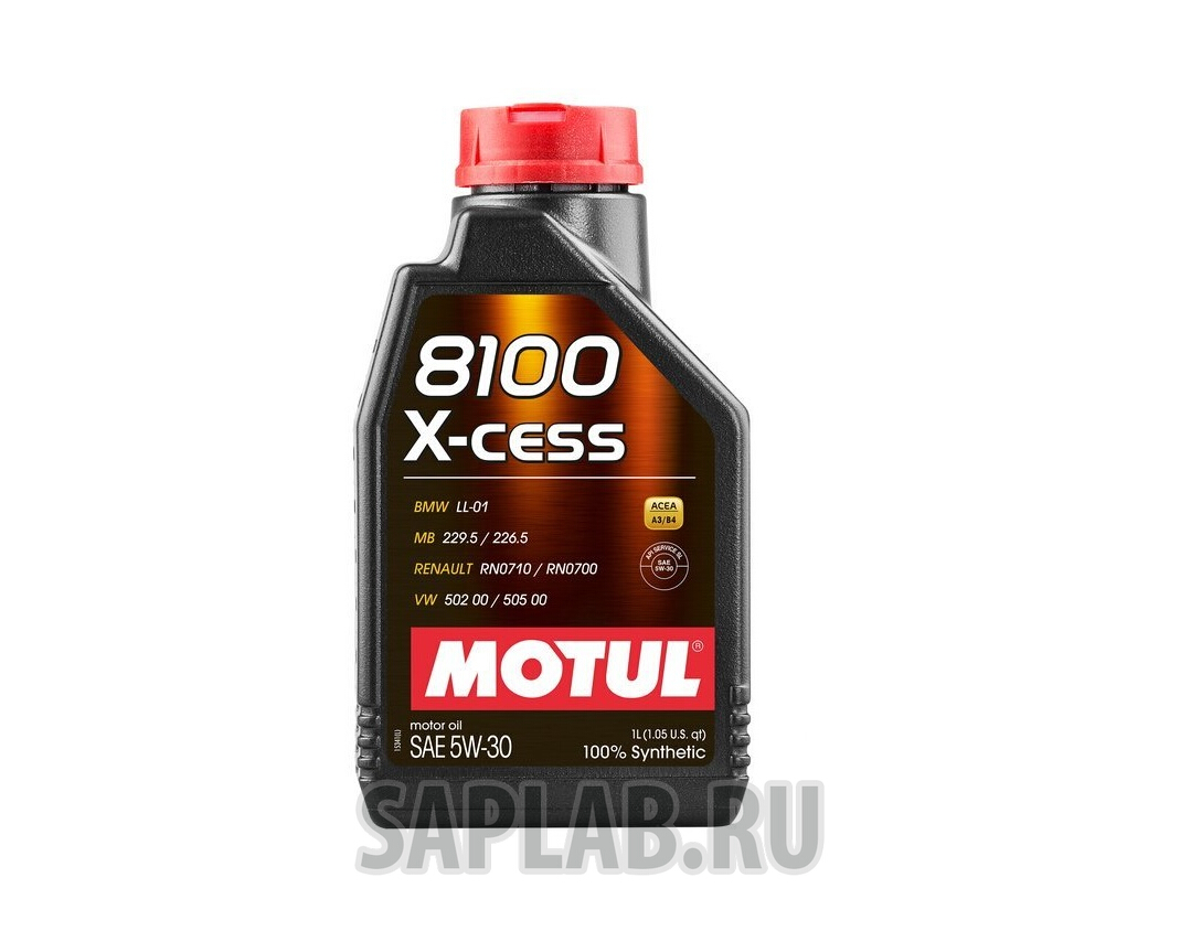 Купить запчасть MOTUL - 108944 Моторное масло Motul 8100 X-cess 5W-30 1л