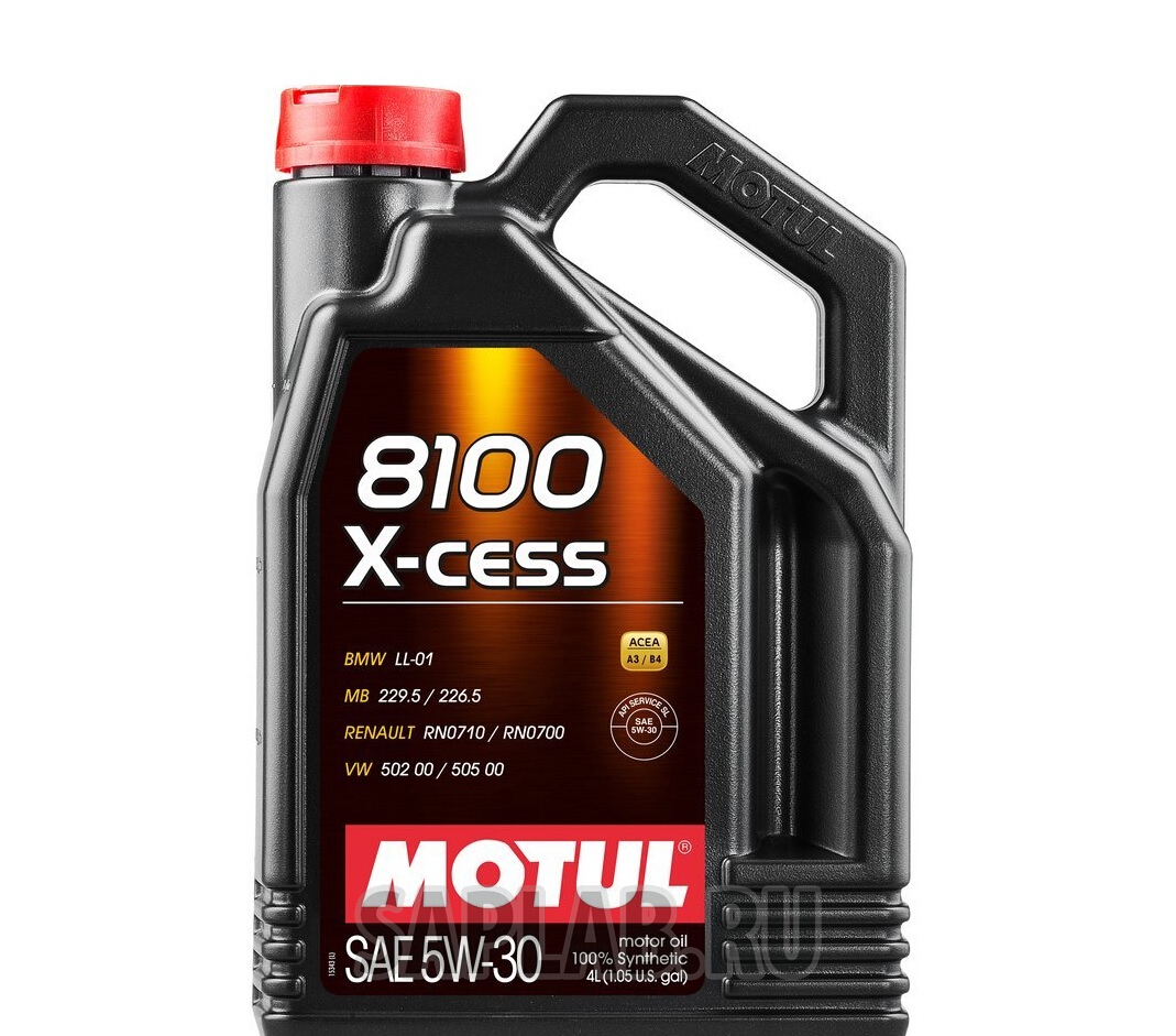 Купить запчасть MOTUL - 108945 Моторное масло Motul 8100 X-cess 5W-30  4л