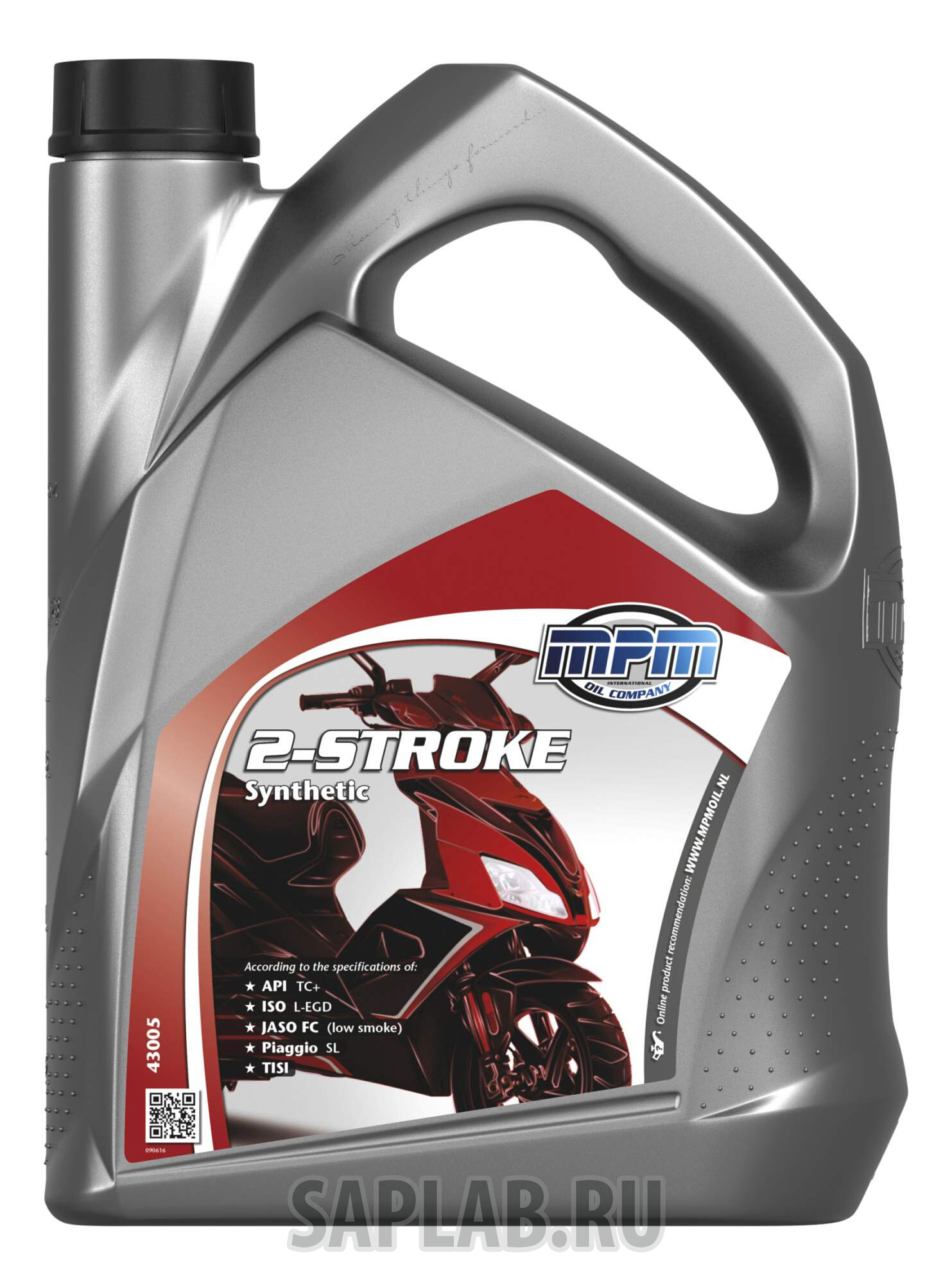 Купить запчасть MPM OIL - 43005 Моторное масло МРМ Oil 2-Stroke Synthetic TC+ 5w-30 5л