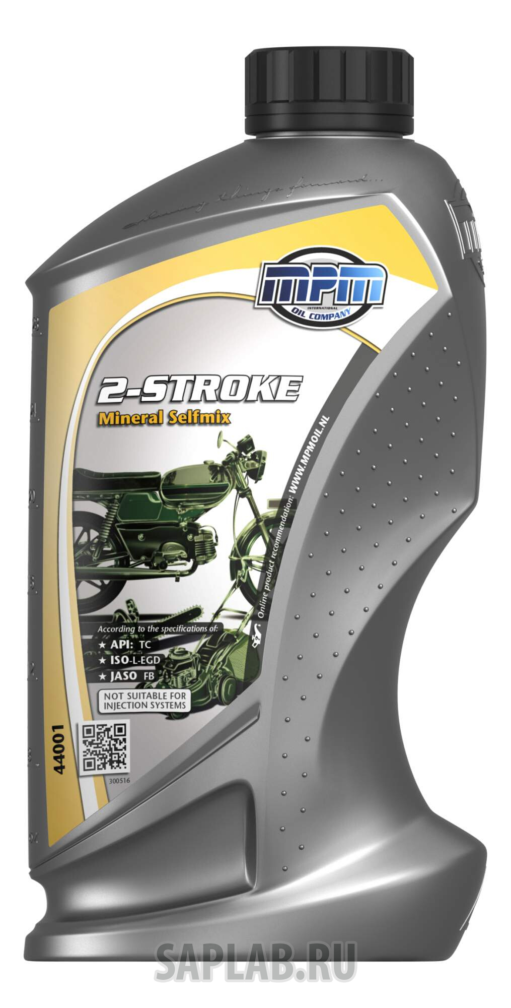 Купить MPM OIL 44001 Моторное масло МРМ Oil 2-Stroke Mineral Selfmix TSC 3/TC 0w-40 1л