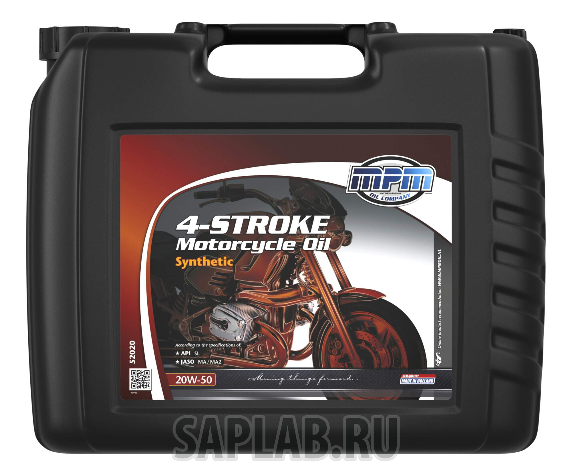 Купить запчасть MPM OIL - 52020 Моторное масло МРМ Oil 4-Stroke Motorcycle Oil 20W-50 20л