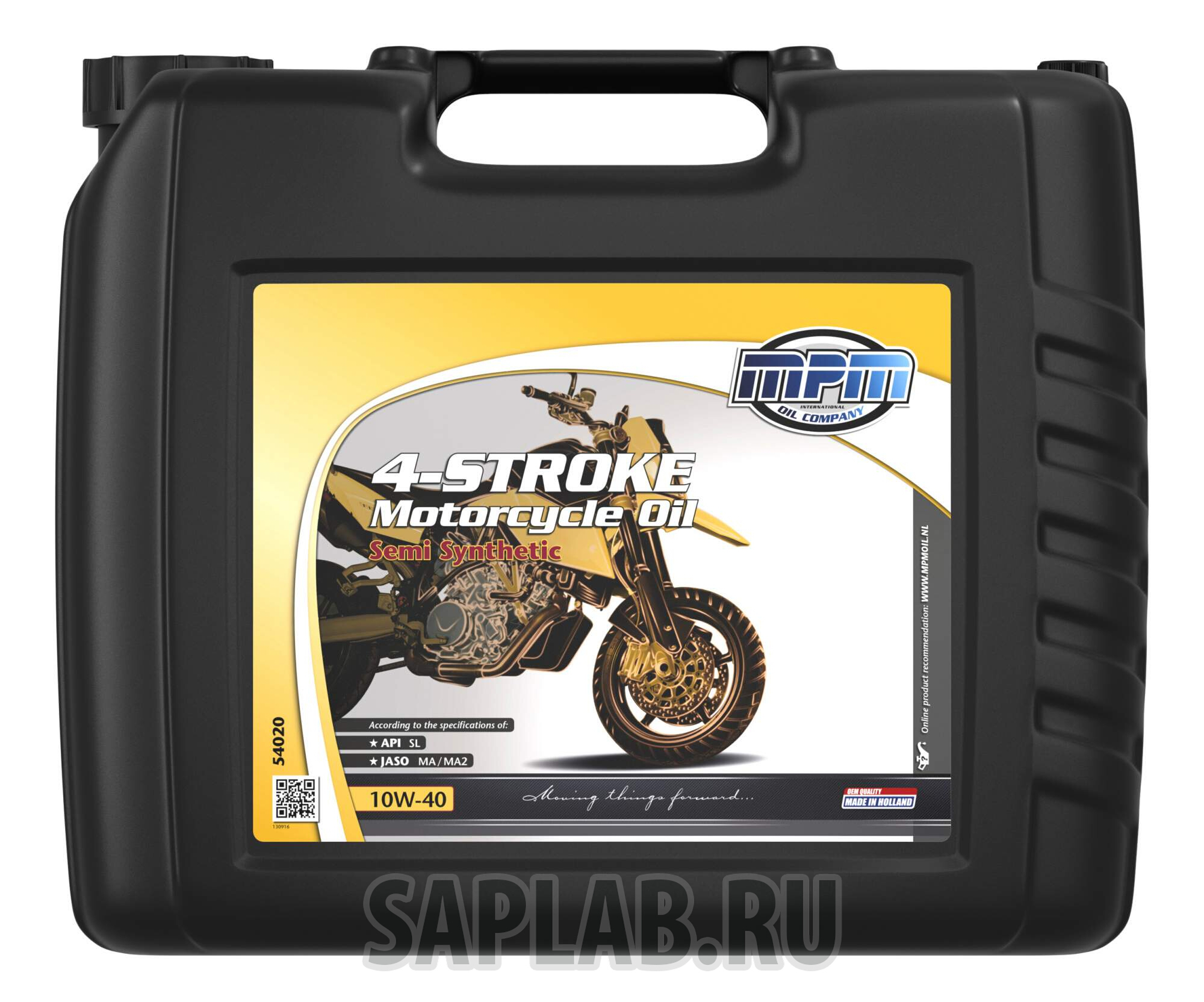 Купить запчасть MPM OIL - 54020 Моторное масло МРМ Oil 4-Stroke Motorcycle Oil 10W-40 20л