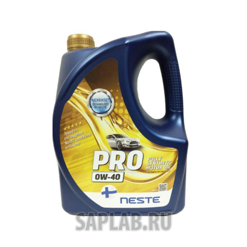 Купить запчасть NESTE OIL - 116845 Моторное масло Neste Oil Pro 0W-40 4л