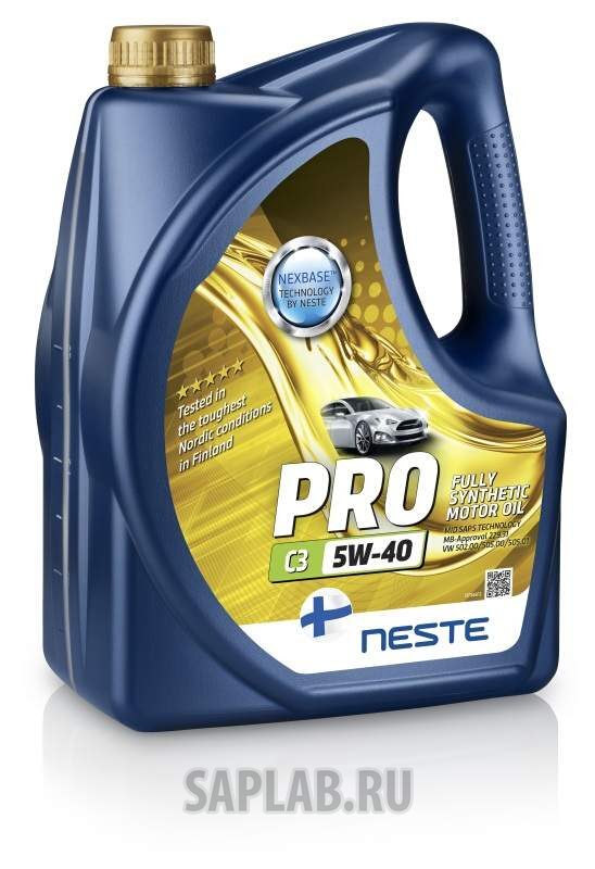 Купить запчасть NESTE OIL - 117345 Моторное масло Neste Oil Pro C3 SAE 5W-40 1л