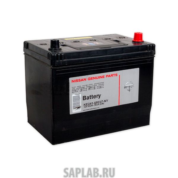 Купить запчасть  NISSAN - KE24165E07NY Аккумулятор NISSAN KE24165E07NY STANDARD 65 А/ч обратная R EN 582A 272x170x225 KE24