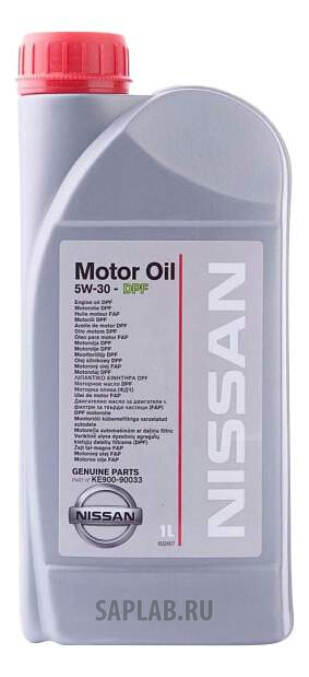 Купить запчасть NISSAN - KE90090033 Моторное масло Nissan Fully synthetic DPF 5W-30 1л