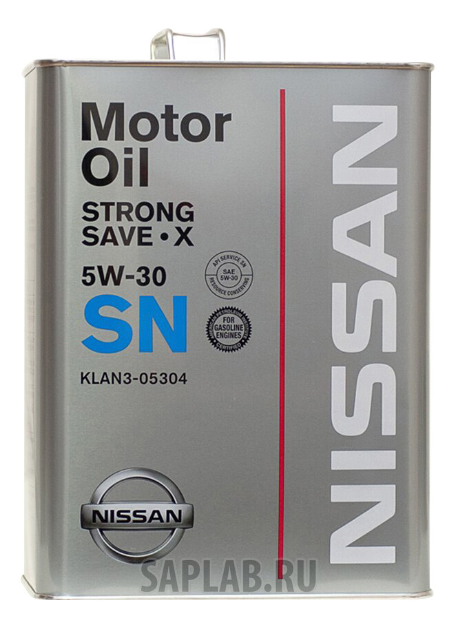 Купить запчасть NISSAN - KLAN305304 Моторное масло Nissan Strong Save X 5W-30 4л