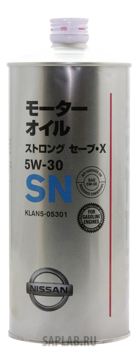 Купить запчасть NISSAN - KLAN505301 Моторное масло Nissan Strong Save X 5W-30 1л