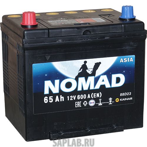 Купить запчасть  NOMAD - 062224001013107110RЧЧ Аккумулятор легковой «NOMAD» Asia 65 Ач п/п